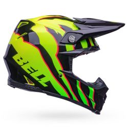  Bell BELL MOTO-9S FLEX Claw cross buksisak matt fekete/zld sisak 2024