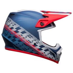  Bell BELL MX-9 MIPS Offset cross/enduro sisak matt kk/fehr/piros 2024