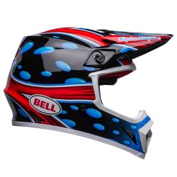  Bell BELL MX-9 MIPS McGrath Showtime Replica cross/enduro sisak fekete/piros/kk 2024