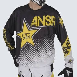  Answer ANSWER RACING USA ELITE VENTED ROCKSTAR MX mez fehr/fekete