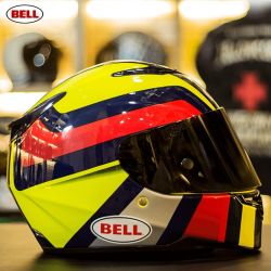  Bell BELL RS-2 EMPIRE Street buksisak flu citrom/navy kk/piros