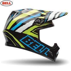  Bell BELL MX-9 Tagger Scrub Psycho cross buksisak fekete/kk/citrom
