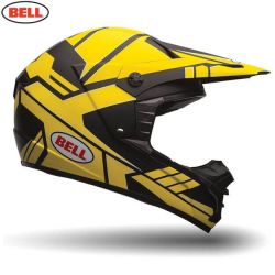  Bell BELL MX SX-1 Stack Charcoal cross buksisak matt fekete/citrom