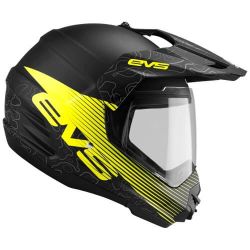 EVS EVS T5 VENTURE DS Arise enduro sisak matt fekete/flu citrom 2024