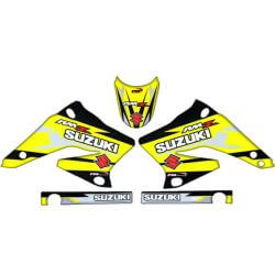  FM FM RACING ITALY Suzuki matricaszett 90096 citrom/fekete/ezst