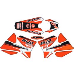  FM FM RACING ITALY KTM matricaszett 90131 fekete/fehr/narancs