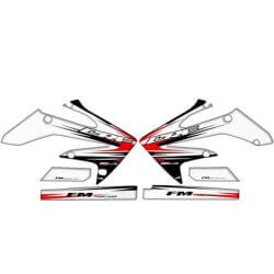  FM FM RACING ITALY Honda matricaszett 90139 narancs/fehr/fekete