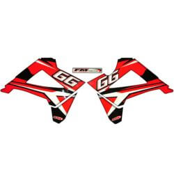  FM FM RACING ITALY Gas Gas matricaszett 90200 piros/fehr/fekete