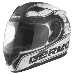  Germot GERMOT GM420 gyermek speed sisak matt fehr/fekete 2022
