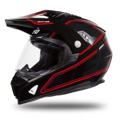  UFO Italy UFO ITALY Aries MX/Enduro buksisak fekete/piros 2024