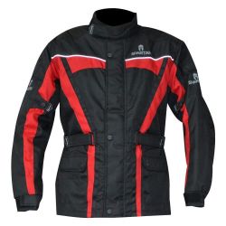  Spartan OXFORD SPARTAN J14 hossztott cordura dzseki fekete/piros