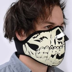  Oxford OXFORD NW500 Glow Skull larc fehr/fekete