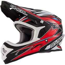  O'Neal O'NEAL 3Series Hurricane fekete/piros cross buksisak
