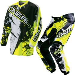  O'Neal O'NEAL Gyerek Element Racewear fekete/fluo Shocker cross szett