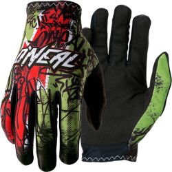  O'Neal O'NEAL Matrix Vandal zld/piros cross keszty
