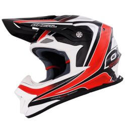 O'Neal O'NEAL 8Series Race fekete/piros cross buksisak