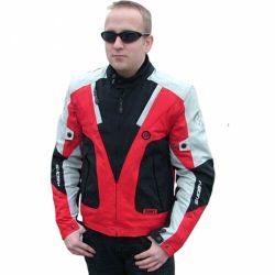  Suomy SUOMY Performance cordura dzseki piros/fehr/fekete