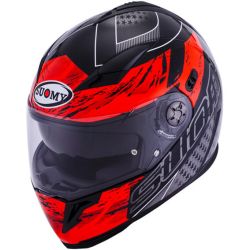  Suomy SUOMY HALO Drift speed buksisak fekete/flu piros