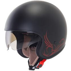 Suomy SUOMY Jet 70's Custom tra/robogs buksisak matt fekete