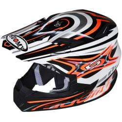  Suomy SUOMY RUMBLE Vision cross buksisak fekete/fehr/narancs