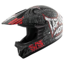  Speed & Strength SPEED & STRENGTH SS2300 Tapout gyermek cross sisak matt fekete/piros
