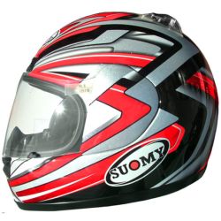  Suomy SUOMY EXPLORER XPRD speed buksisak fekete/ezst/piros