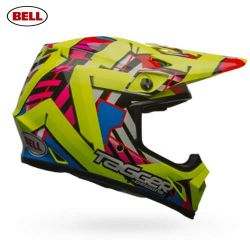  Bell BELL MX-9 MIPS Tagger Double Trouble cross sisak flu citrom/kk/piros