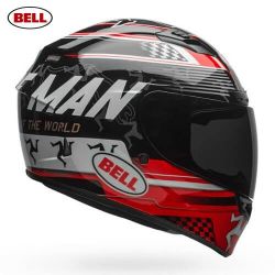  Bell BELL QUALIFIER DLX ISLE OF MAN Street buksisak fekete/piros