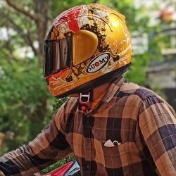  Suomy SUOMY SPEC1R SPAR Araldic Replica speed buksisak piros/barna/citrom