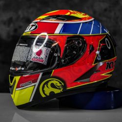 Suomy KYT SUOMY KYT Falcon Xavier Simeon Replica speed sisak flu piros/citrom/kk