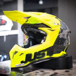  JUST1 JUST1 J39 KINETIC cross buksisak camo matt piros/lime/fluo citrom 2024