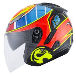  Suomy KYT SUOMY KYT Hellcat Simeon Replica tra/robogs sisak flu citrom/piros/kk