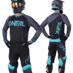  O'Neal O'NEAL Mayhem Lite Blocker cross szett fekete/trkiz