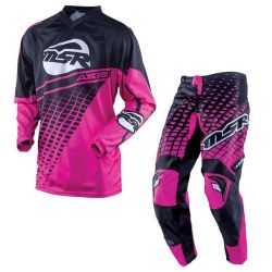  MSR Racing MSR RACING USA AXXIS gyermek cross szett fekete/pink