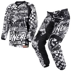  O'Neal O'NEAL Element Racewear Wild gyermek cross szett fekete/fehr