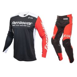  Fasthouse FASTHOUSE USA MX Raven M2 cross szett fekete/piros 2021