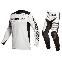  Fasthouse FASTHOUSE USA MX Raven cross szett fehr/fekete 2021