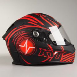  Suomy KYT SUOMY KYT Thunderflash Spark speed buksisak matt fekete/piros