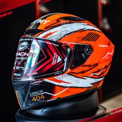  Suomy SUOMY TRACK-1 404 speed sisak matt flu narancs 2025
