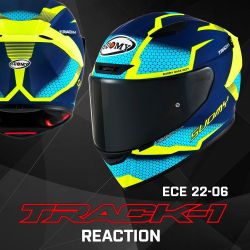  Suomy SUOMY TRACK-1 Reaction speed sisak matt kk/flu citrom 2024