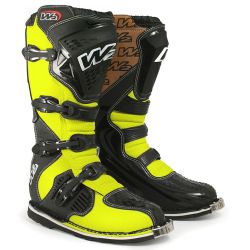  W2 W2 BOOTS ITALY E-MX6 cross csizma fekete/fluo citrom 2022