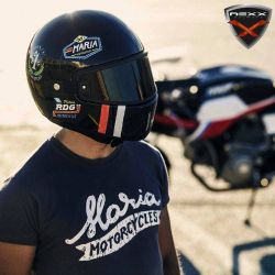  Nexx NEXX XG.100 Bad Looser Vintage/Cafe racer buksisak fekete/piros